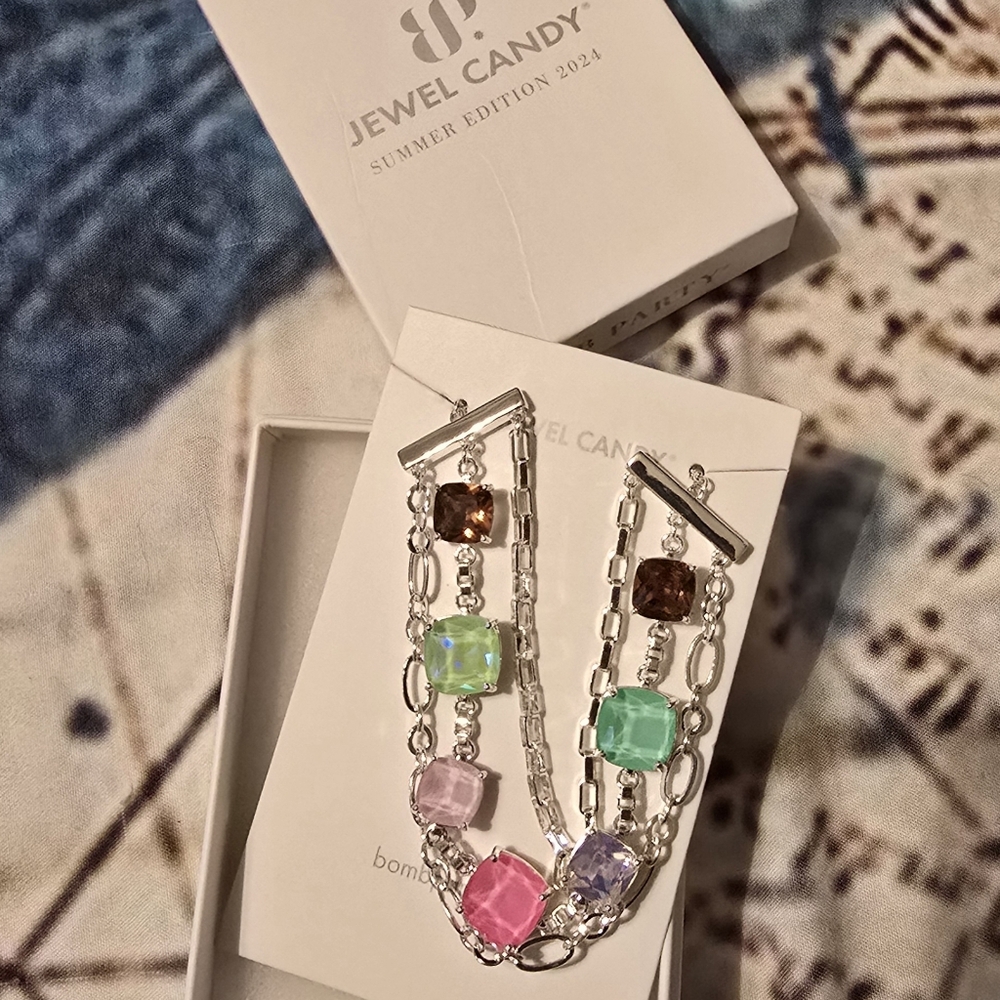 Bomb Party RBP7383 2024 Jewel Candy The Lisa Bracelet Peach Honeydew